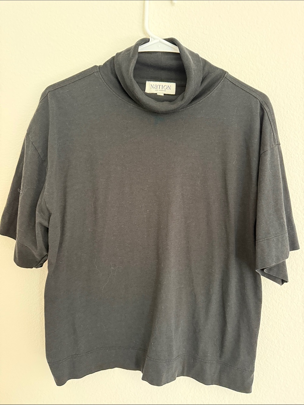 Black Turtleneck Tee